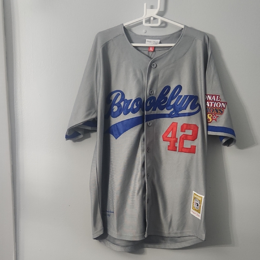 Gray Brooklyn Royal Giants  Baseball Jersey